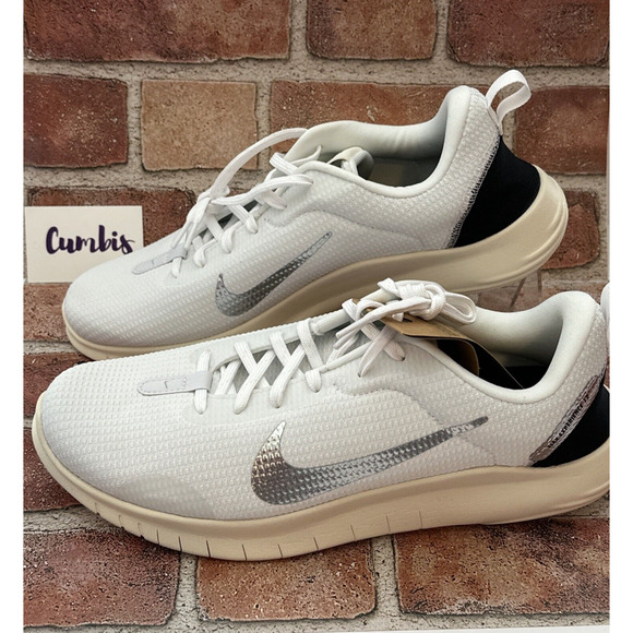 Nike‎ Flex Experience Run 12 Road Running Shoes Women's Size 12 White DV0746-101 - Picture 1 of 11